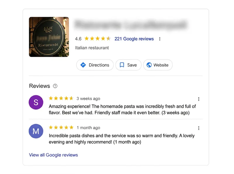 Real results of removal negative reviews - Restaurant Google Business Profile after our service